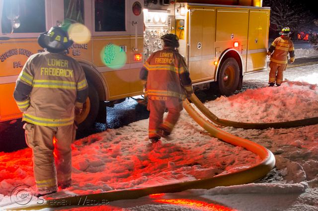 Barn Fire - Landis Rd. - Lower Salford Twp. - 02/03/2014